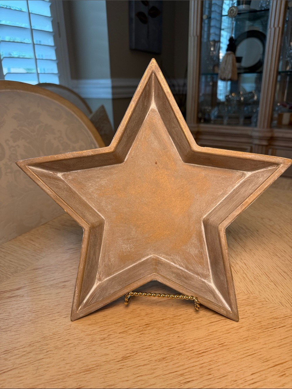 Wooden Star Tray